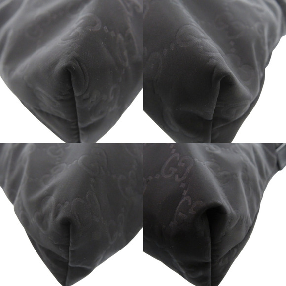 GUCCI Authentic Black Leather Shoulder Bag - Picture 8 of 10